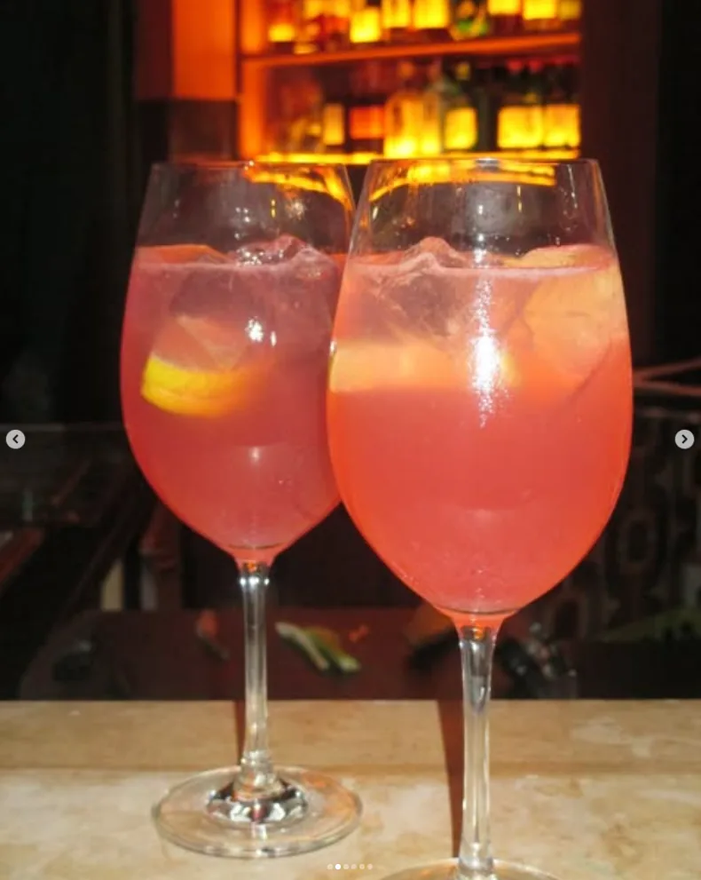 Two Le Café Spritz cocktails