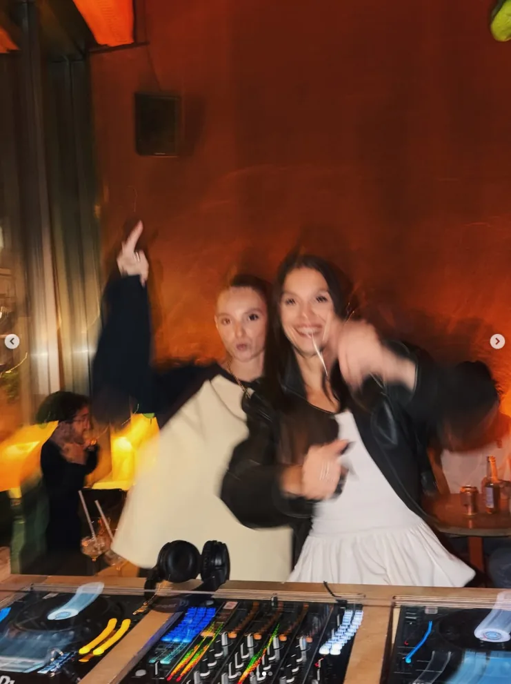 Two DJs at Le Café