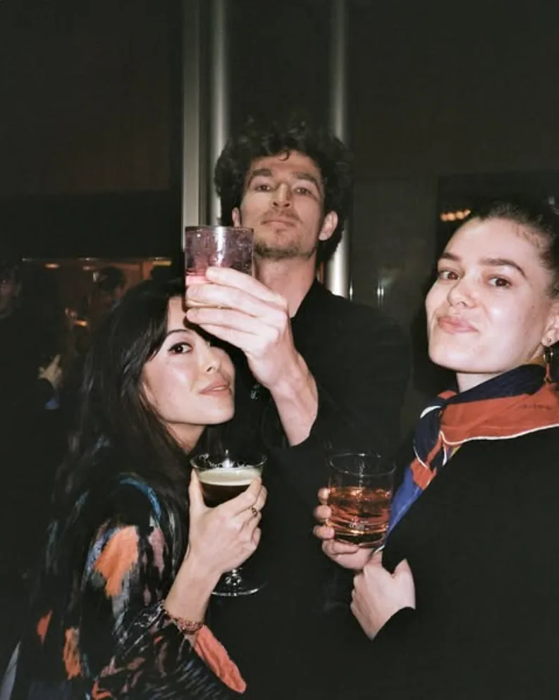 Friends toasting with drinks
